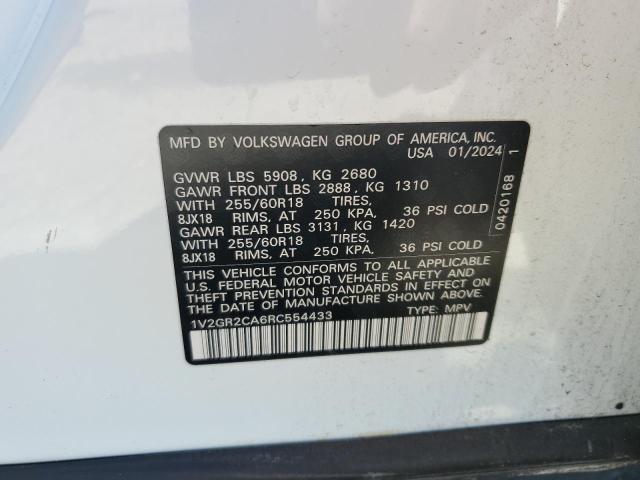 2024 VOLKSWAGEN ATLAS PEAK 1V2GR2CA6RC554433