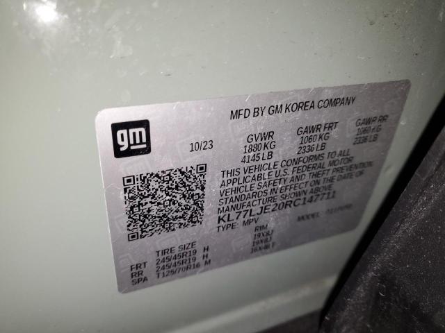 2024 CHEVROLET TRAX 2RS KL77LJE20RC147711