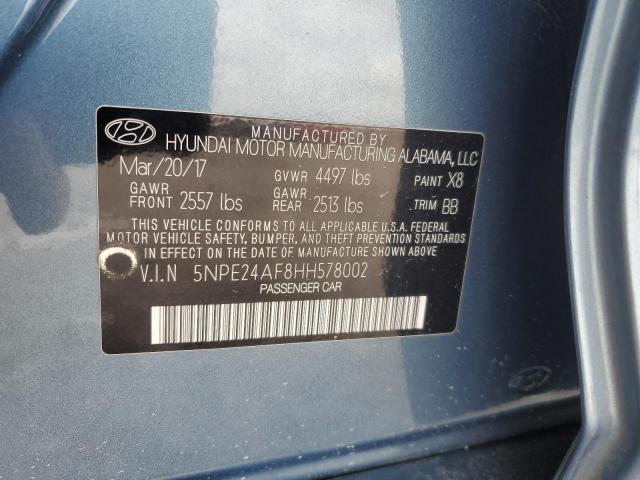 2017 HYUNDAI SONATA SE 5NPE24AF8HH578002