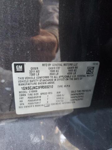 2015 CHEVROLET SUBURBAN C - 1GNSCJKC3FR569210