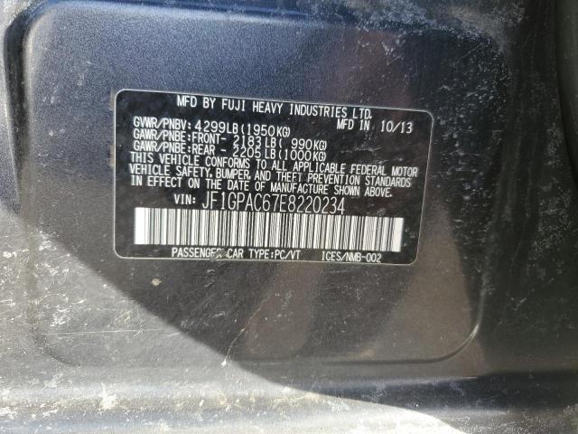 2014 SUBARU IMPREZA PR - JF1GPAC67E8220234