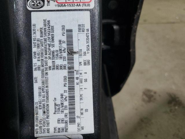 2015 FORD FIESTA SE - 3FADP4EJ3FM224266