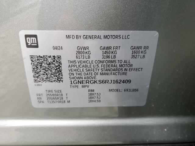2024 CHEVROLET TRAVERSE L - 1GNERGKS6RJ162409