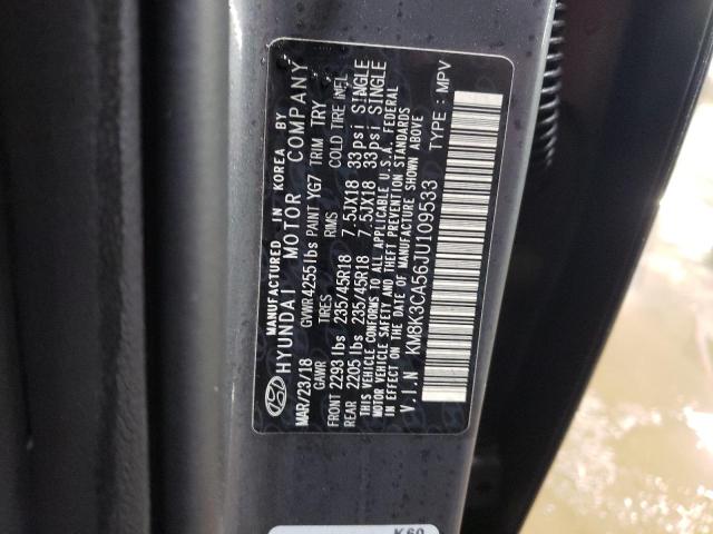 2018 HYUNDAI KONA LIMIT KM8K3CA56JU109533