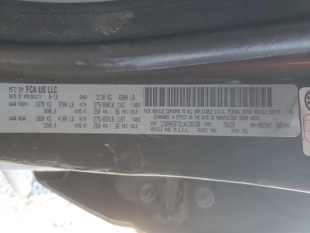 2020 RAM 1500 BIG H - 1C6RREBT2LN139160