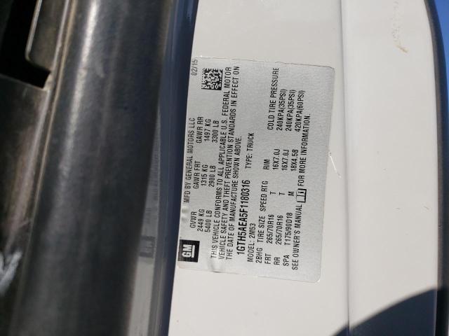 2015 GMC CANYON 1GTH5AEA5F1180316