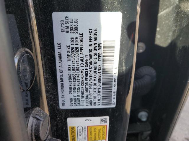 2021 HONDA PILOT SE - 5FNYF6H20MB047823