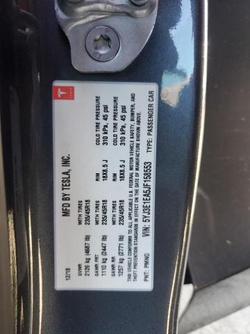 2018 TESLA MODEL 3 - 5YJ3E1EA5JF158553