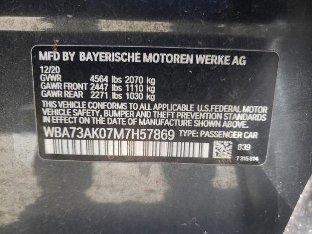 2021 BMW 228XI - WBA73AK07M7H57869