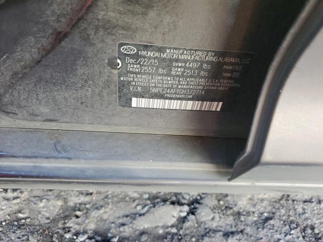 2016 HYUNDAI SONATA SE - 5NPE24AF1GH372714