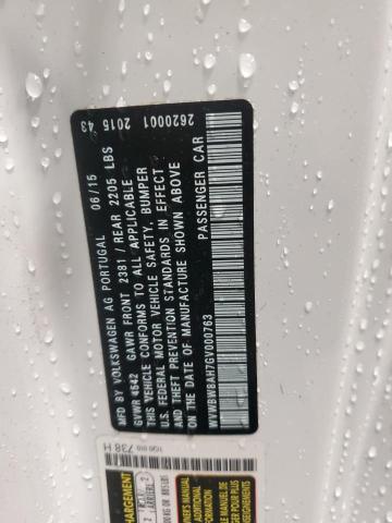 2016 VOLKSWAGEN EOS KOMFOR WVWBW8AH7GV000763