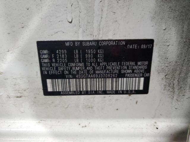 2018 SUBARU IMPREZA 4S3GTAA69J3708262