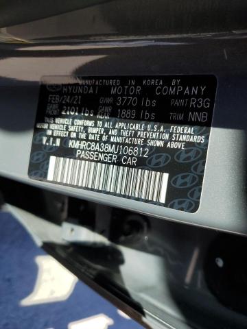 2021 HYUNDAI VENUE SEL - KMHRC8A38MU106812