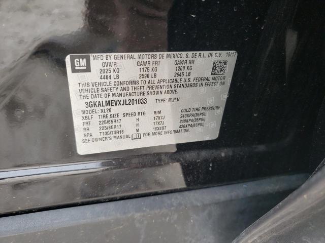 2018 GMC TERRAIN SL - 3GKALMEVXJL201033