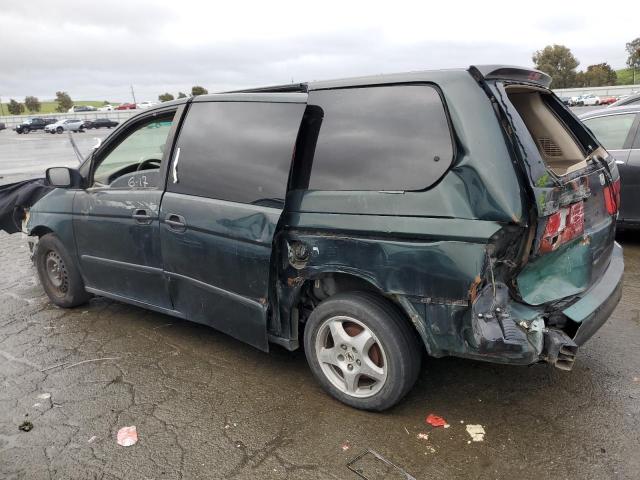 HONDA ODYSSEY LX 2001 green sports v gas 2HKRL18531H596195 photo #3