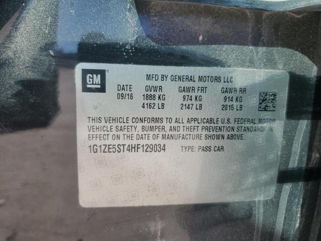 2017 CHEVROLET MALIBU LT - 1G1ZE5ST4HF129034