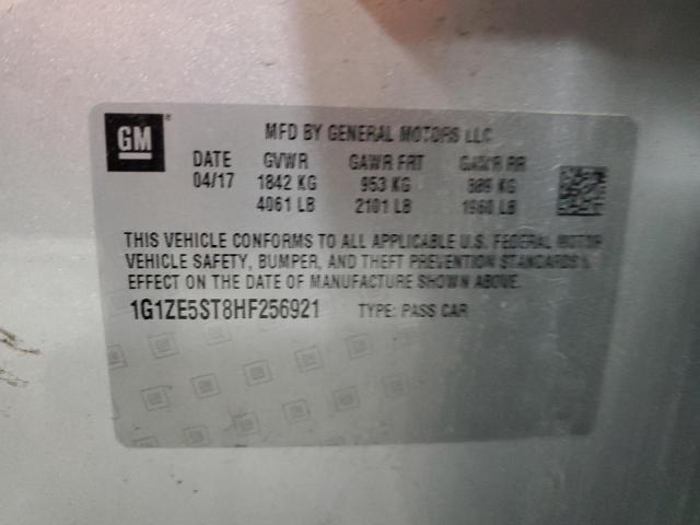 2017 CHEVROLET MALIBU LT - 1G1ZE5ST8HF256921