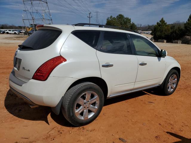 NISSAN MURANO SL 2007 white  gas JN8AZ08W57W630045 photo #4