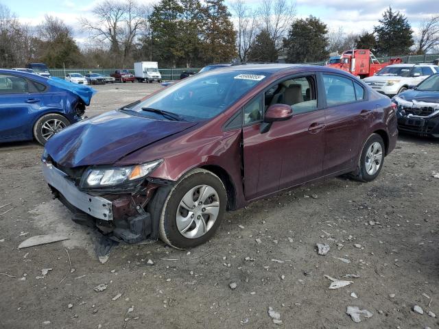 Vin: 19xfb2f51de053242, lot: 45989055, honda civic lx 2013 img_1