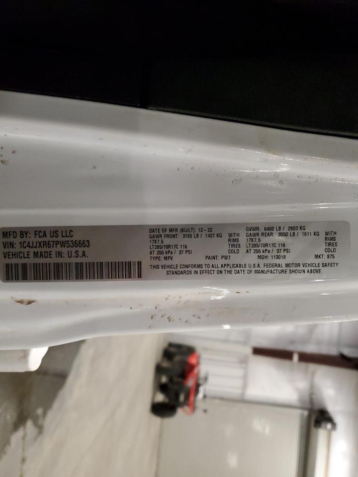 Lot #3246933216 2023 JEEP WRANGLER R