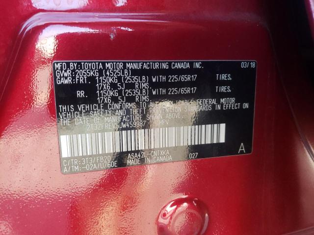 2018 TOYOTA RAV4 LE - 2T3ZFREV5JW459987