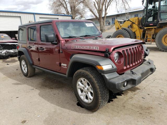 Vin: 1c4hjxdn4mw594626, lot: 44818155, jeep wrangler sport 20214