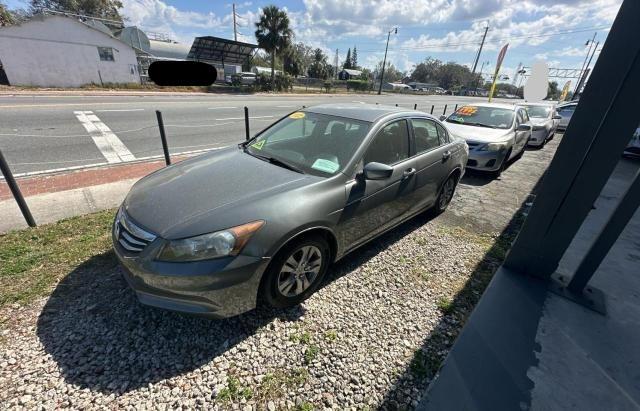 HONDA ACCORD LXP 2012 gray sedan 4d gas 1HGCP2F40CA173788 photo #3