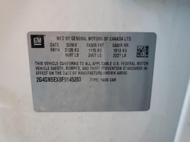2015 BUICK REGAL PREM 2G4GN5EX8F9145283