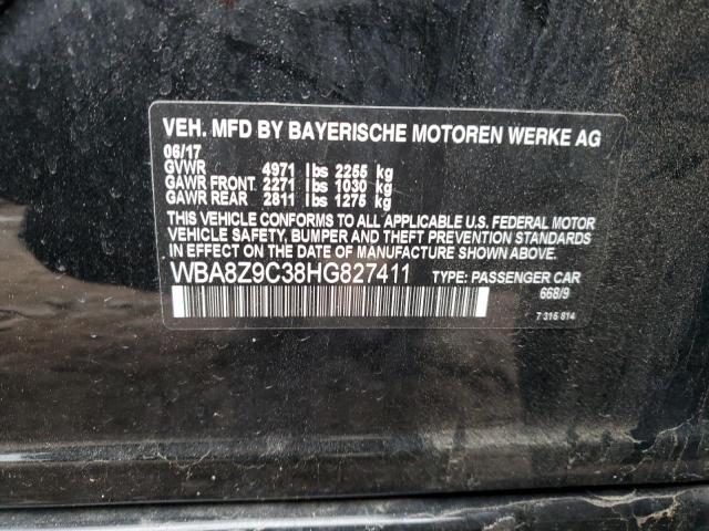 2017 BMW 330 XIGT WBA8Z9C38HG827411