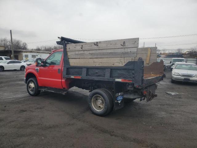 FORD F350 SUPER 2008 red chassis diesel 1FDWF37R18EA15504 photo #4