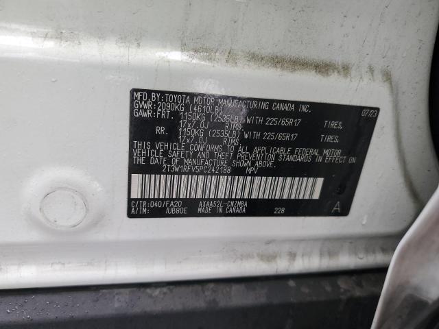 2023 TOYOTA RAV4 XLE 2T3W1RFV5PC242188