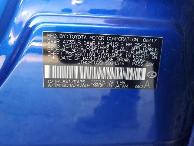 2017 LEXUS IS 300 - JTHCM1D22H5024316