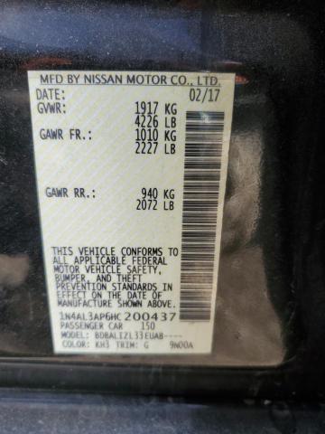 2017 NISSAN ALTIMA 2.5 - 1N4AL3AP6HC200437