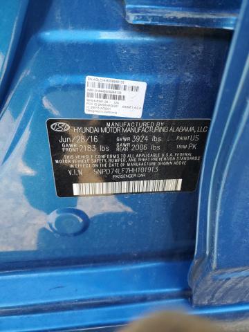 2017 HYUNDAI ELANTRA SE - 5NPD74LF7HH101913