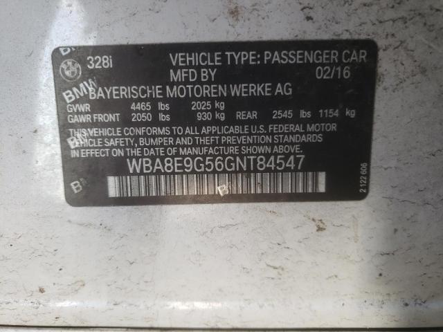 2016 BMW 328 I SULE - WBA8E9G56GNT84547