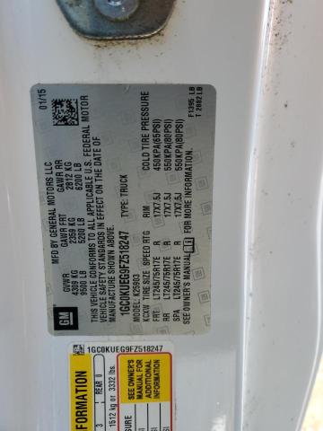 2015 CHEVROLET SILVERADO - 1GC0KUEG9FZ518247
