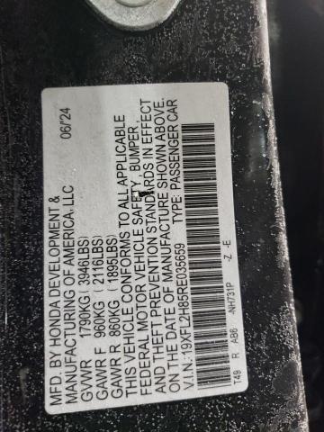 2024 HONDA CIVIC SPOR - 19XFL2H85RE035659