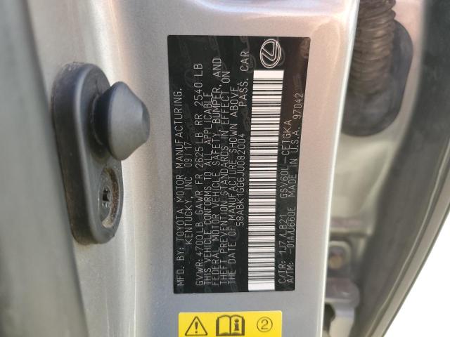 2018 LEXUS ES 350 - 58ABK1GG6JU082004