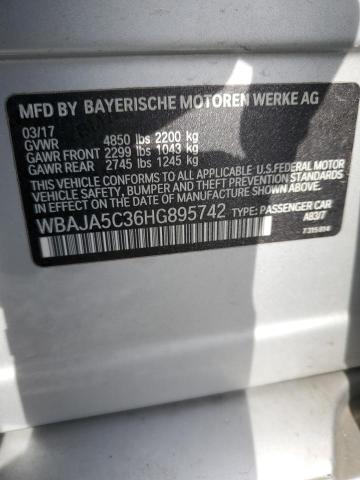2017 BMW 530 I - WBAJA5C36HG895742
