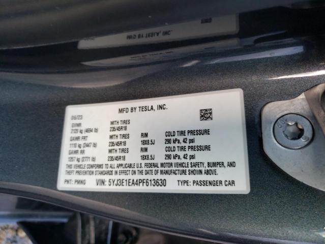 2023 TESLA MODEL 3 - 5YJ3E1EA4PF613630