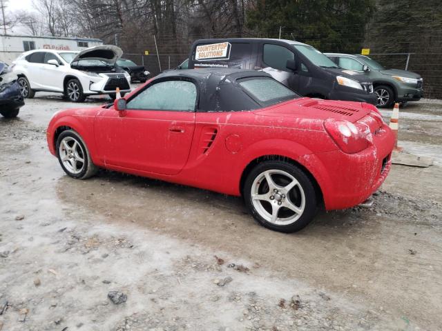 TOYOTA MR2 SPYDER 2004 red converti gas JTDFR320X40068696 photo #3