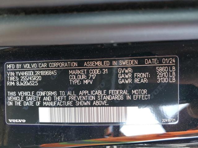 2024 VOLVO XC60 PLUS YV4H60DL2R1896845