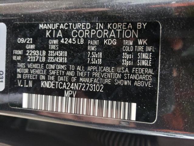 2022 KIA SELTOS SX KNDETCA24N7273102