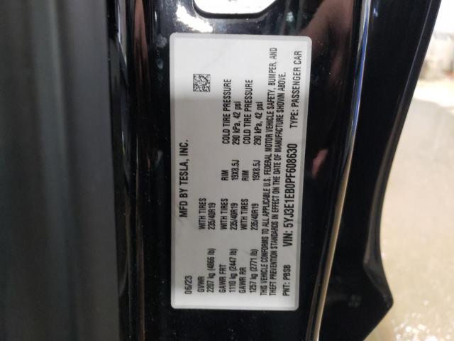 2023 TESLA MODEL 3 - 5YJ3E1EB0PF608630