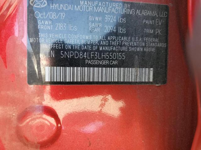 2020 HYUNDAI ELANTRA SE - 5NPD84LF3LH550155
