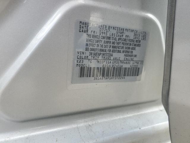 2017 NISSAN SENTRA S - 3N1AB7AP1HY372244