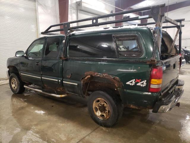 CHEVROLET SILVERADO 2001 green 4dr ext gas 1GCHK29U41E195085 photo #3