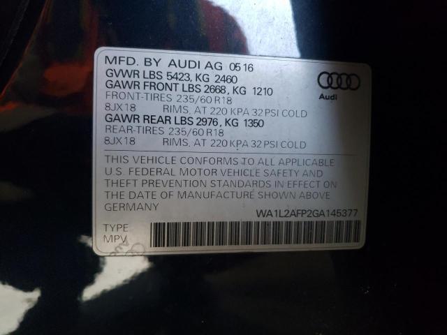 2016 AUDI Q5 PREMIUM - WA1L2AFP2GA145377