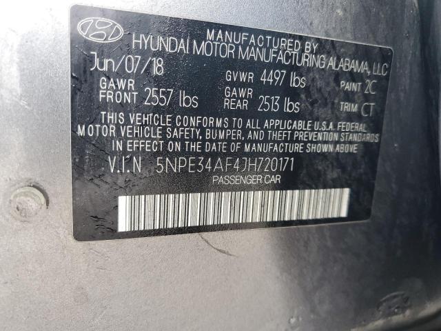 2018 HYUNDAI SONATA SPO - 5NPE34AF4JH720171