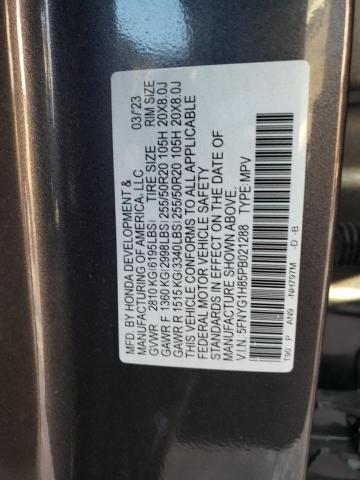 2023 HONDA PILOT ELIT - 5FNYG1H85PB021288